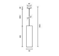 Дополнительная картинка Подвесной светильник Technical P075PL-01B