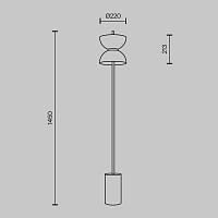 Дополнительная картинка Напольный светильник (торшер) Maytoni MOD178FL-L11B3K