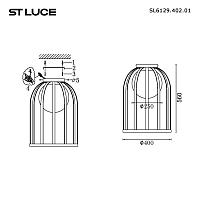 Дополнительная картинка SL6129.402.01 Светильник потолочный ST-Luce 