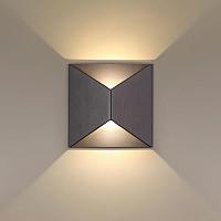 Уличный настенный светодиодный светильник Odeon Light Hightech Tibro 3907/10WL