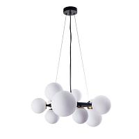 подвесная люстра arte lamp gemini a2243sp-10bk, доставка по Казахстану 