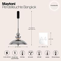 Дополнительная картинка Подвесной светильник Maytoni MOD185PL-L6B3K6